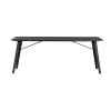 Aura Eettafel espresso Acaciahout 220 cm