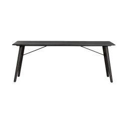 Aura Eettafel espresso Acaciahout 220 cm