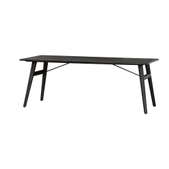 Aura Eettafel espresso Acaciahout 240 cm