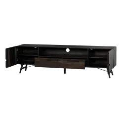 Aura Tv meubel espresso Acaciahout 210 cm