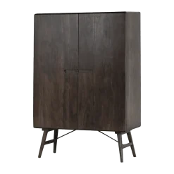 Aura Wandkast espresso Acaciahout 100 cm