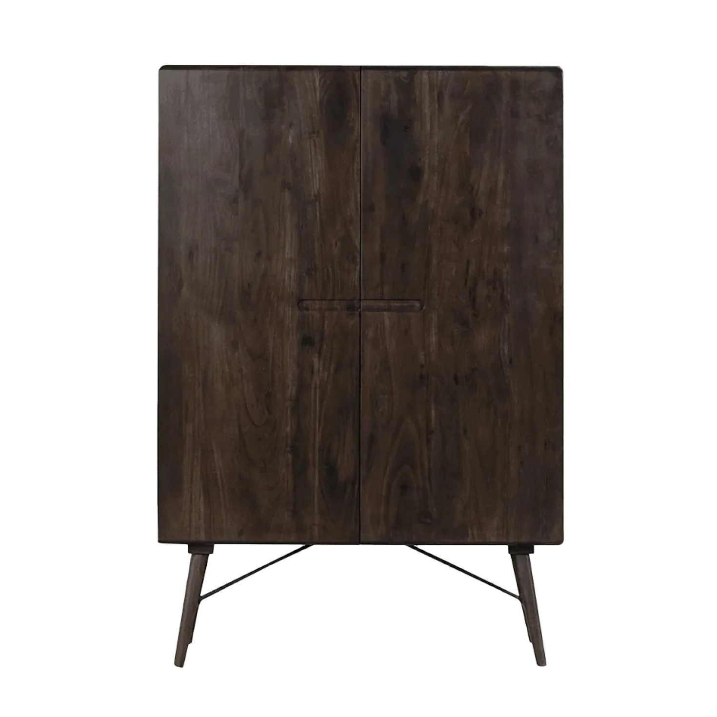 Aura Wandkast espresso Acaciahout 100 cm