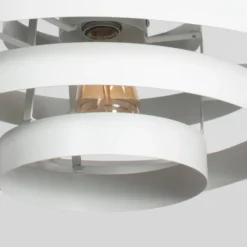 Ayra 1-lichts Hanglamp Wit Metaal