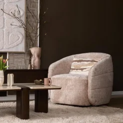 Azra Fauteuil Beige stof