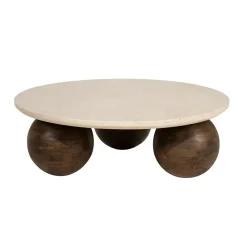 Babs Salontafel rond Marmer 89cm