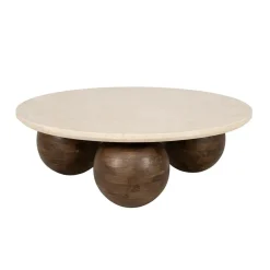 Babs Salontafel rond Marmer 89cm
