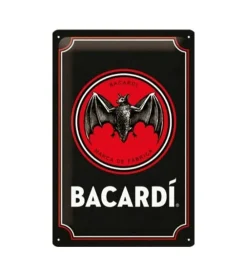 Bacardi Marca de Fabrica - metalen bord