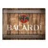 Bacardi Premium rum - metalen bord