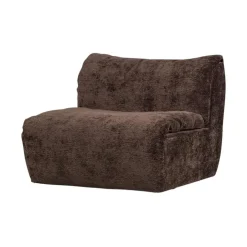 Baggy 1-zits element chenille donkerbruin
