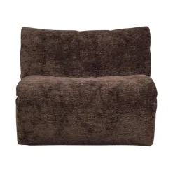 Baggy 1-zits element chenille donkerbruin