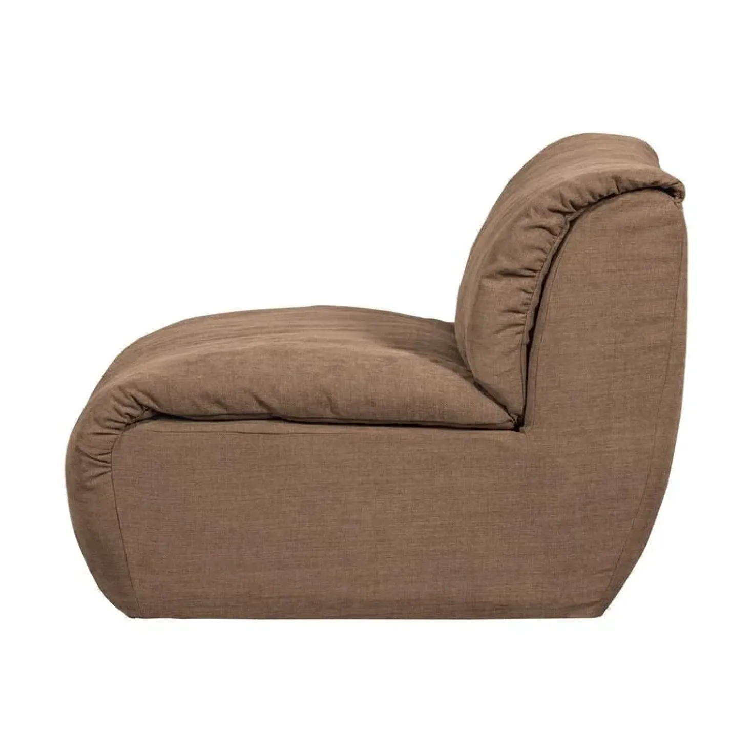 Baggy 1-zits element geweven chenille bruin