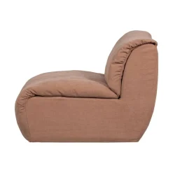 Baggy 1-zits element geweven chenille oudroze