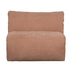 Baggy 1-zits element geweven chenille oudroze