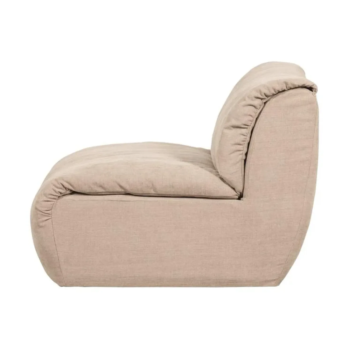 Baggy 1-zits element geweven chenille zand