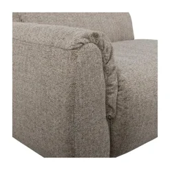 Baggy 1-zits element met arm links bruin melange