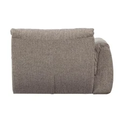 Baggy 1-zits element met arm links bruin melange
