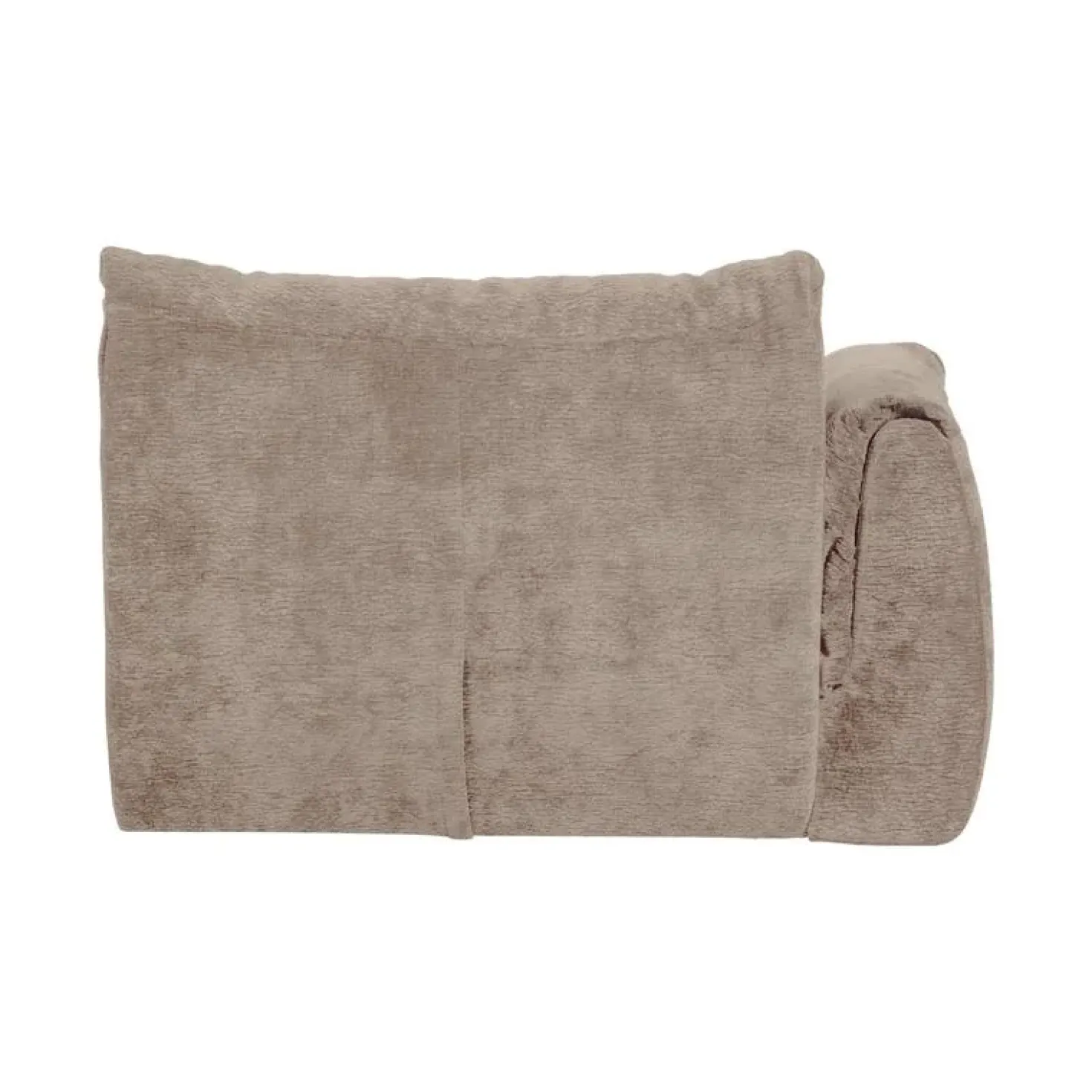 Baggy 1-zits element met arm links chenille zand