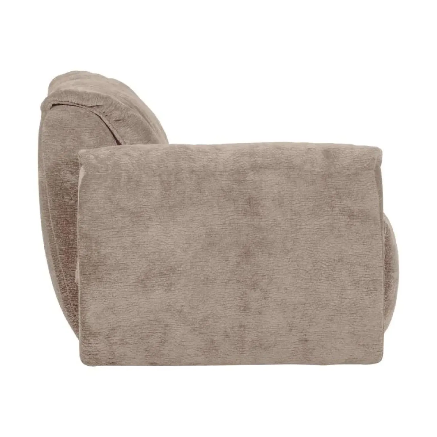 Baggy 1-zits element met arm links chenille zand