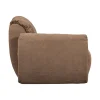 Baggy 1-zits element met arm links geweven chenille bruin