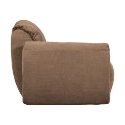 Baggy 1-zits element met arm links geweven chenille bruin