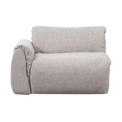 Baggy 1-zits element met arm links naturel melange