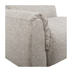 Baggy 1-zits element met arm links naturel melange