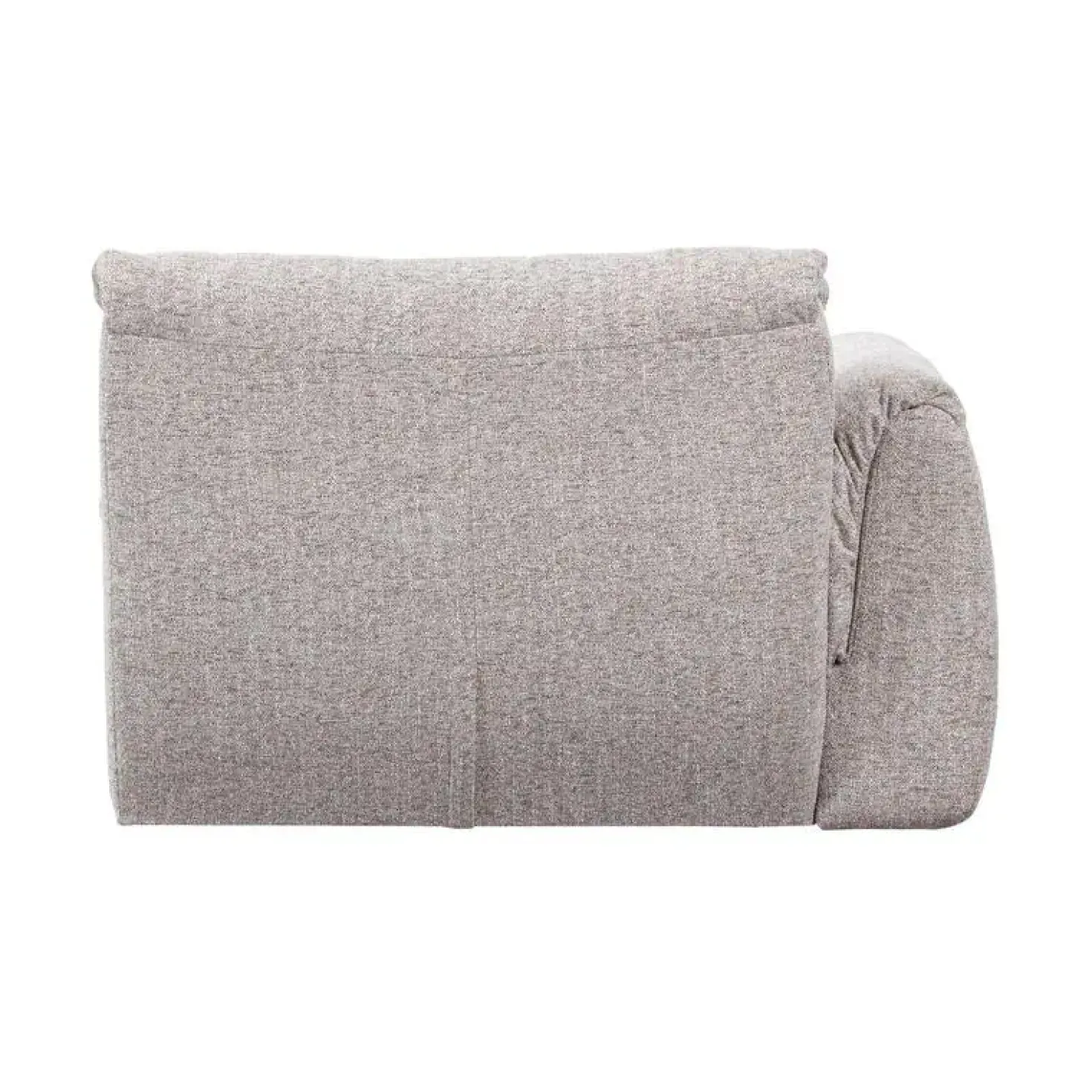 Baggy 1-zits element met arm links naturel melange