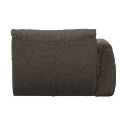 Baggy 1-zits element met arm links warmgrijs melange