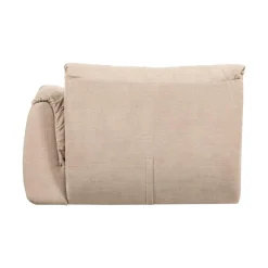 Baggy 1-zits element met arm rechts geweven chenille zand