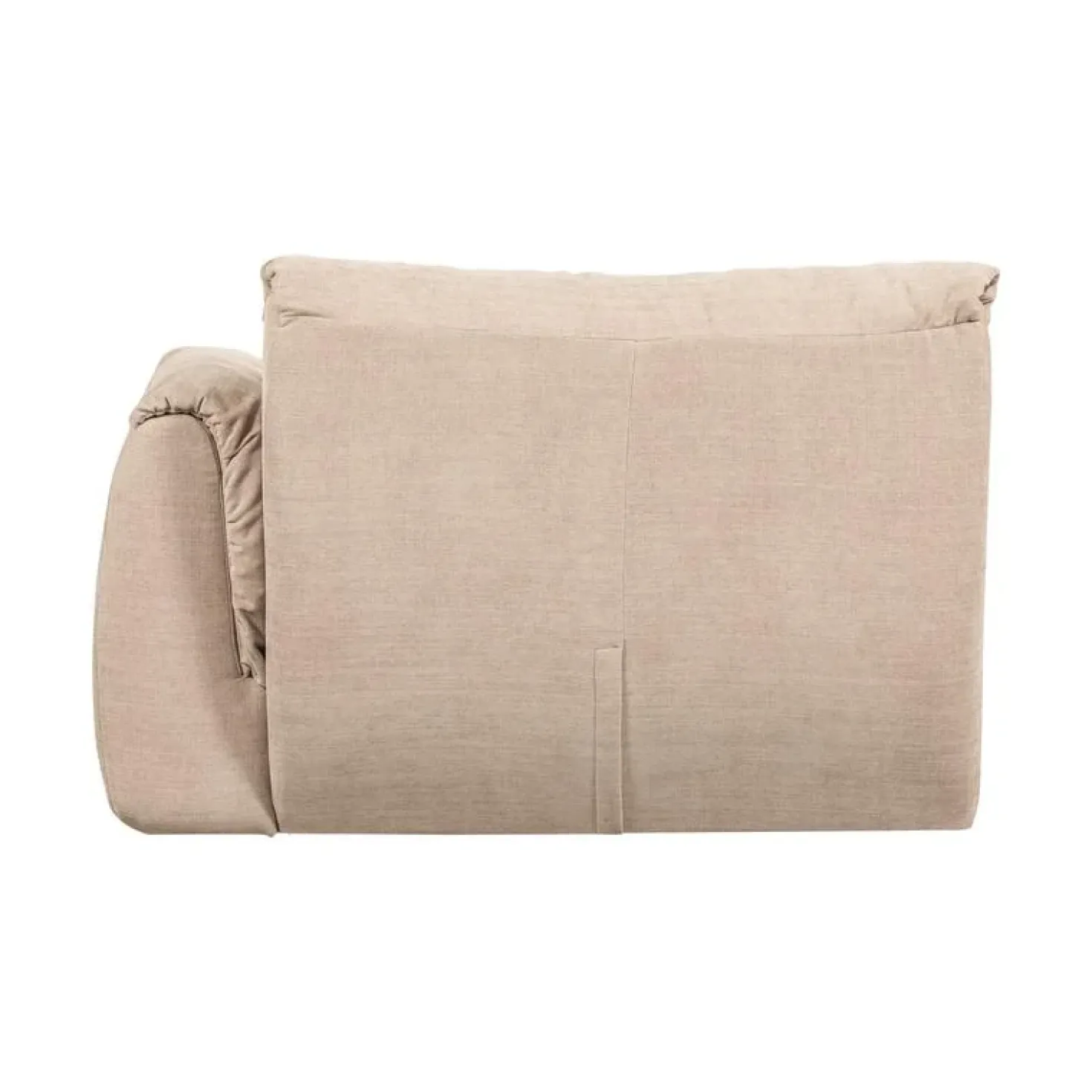Baggy 1-zits element met arm rechts geweven chenille zand