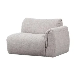 Baggy 1-zits element met arm rechts naturel melange