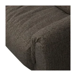 Baggy 1-zits element met arm rechts warmgrijs melange