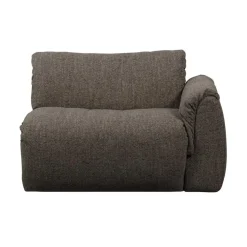 Baggy 1-zits element met arm rechts warmgrijs melange