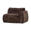 Baggy 1-zits element met arm rechts chenille donkerbruin