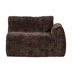 Baggy 1-zits element met arm rechts chenille donkerbruin