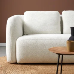 Bank Cloud Chaise longue rechts - Raven 22 stof