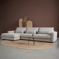 Bank Como met chaise longue links – Grijs Puente 09 general