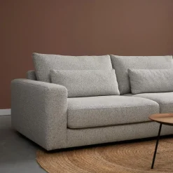 Bank Como met ronde chaise longue rechts - Grijs Puente 09 General