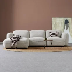 Bank Drop Chaise longue links - Serenity 03 stof