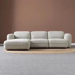 Bank Drop Chaise longue links - Serenity 03 stof