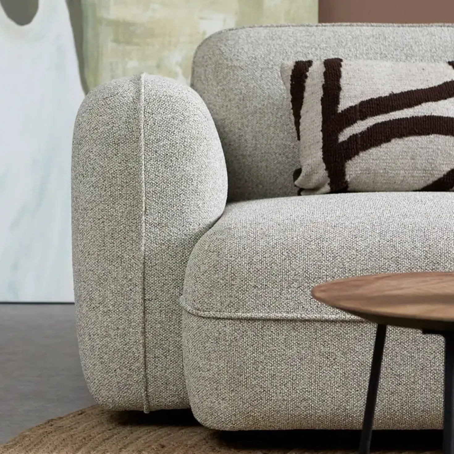 Bank Drop Chaise longue rechts - Serenity 03 stof