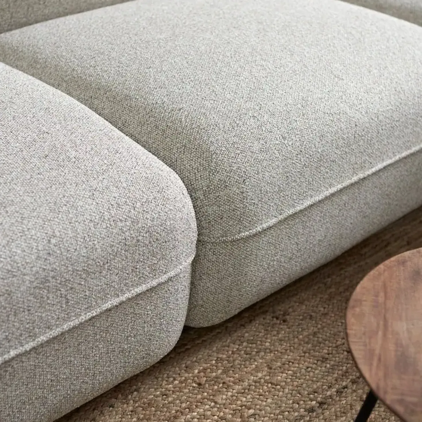 Bank Drop Chaise longue rechts - Serenity 03 stof