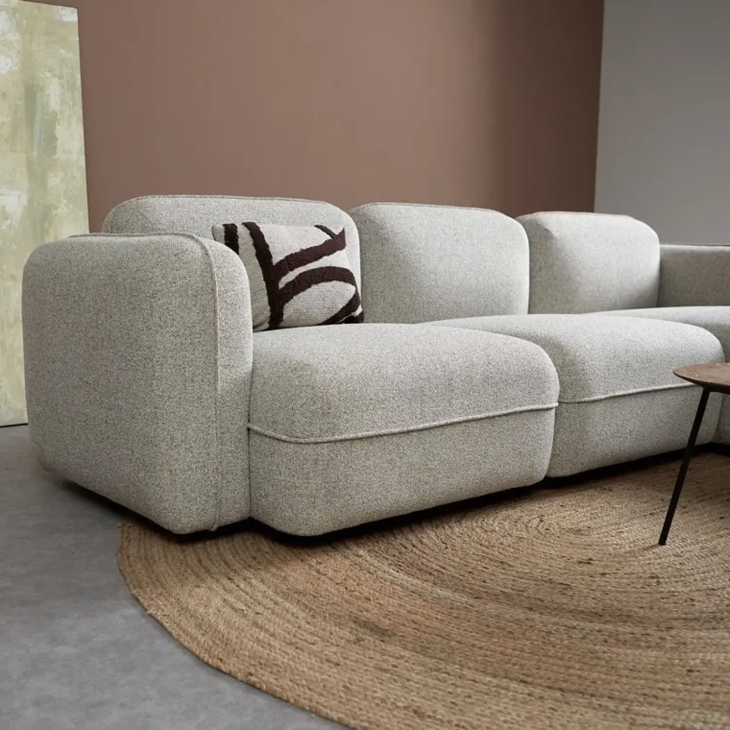 Bank Drop Chaise longue rechts - Serenity 03 stof