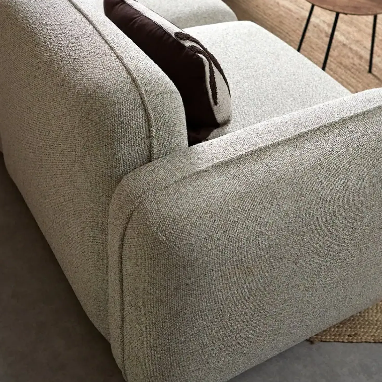 Bank Drop Chaise longue rechts - Serenity 03 stof