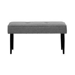 Bankje Jackie stof Grijs 100cm