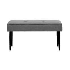 Bankje Jackie stof Grijs 100cm