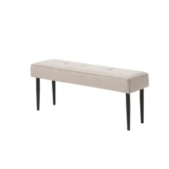 Bankje Jackie stof Zand 140cm