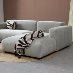 Bank Ocean Chaise longue rechts - Boston Cement Linnen
