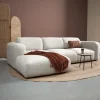Bank Soul Chaise longue links - Sole 05 stof