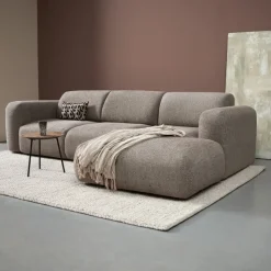 Bank Soul Chaise longue rechts - Sole 27 stof